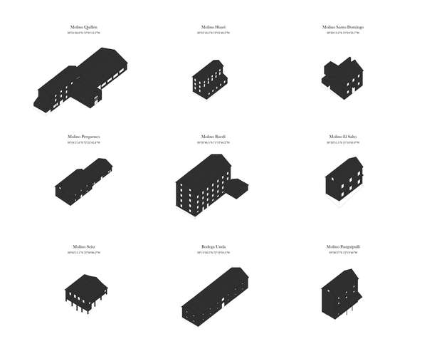 Water Mills – Typological Survey Image / Image: courtesy of Eduardo Corales